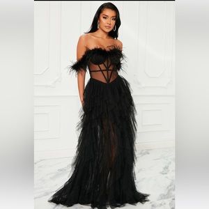Fashion Nova - Everlasting love tulle maxi dress